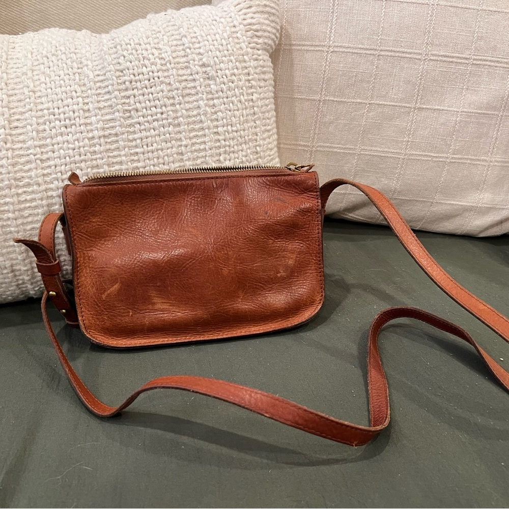 Madewell Simple Crossbody Bag Warm Hickory